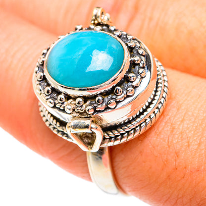 Larimar Rings handcrafted by Ana Silver Co - RING77327