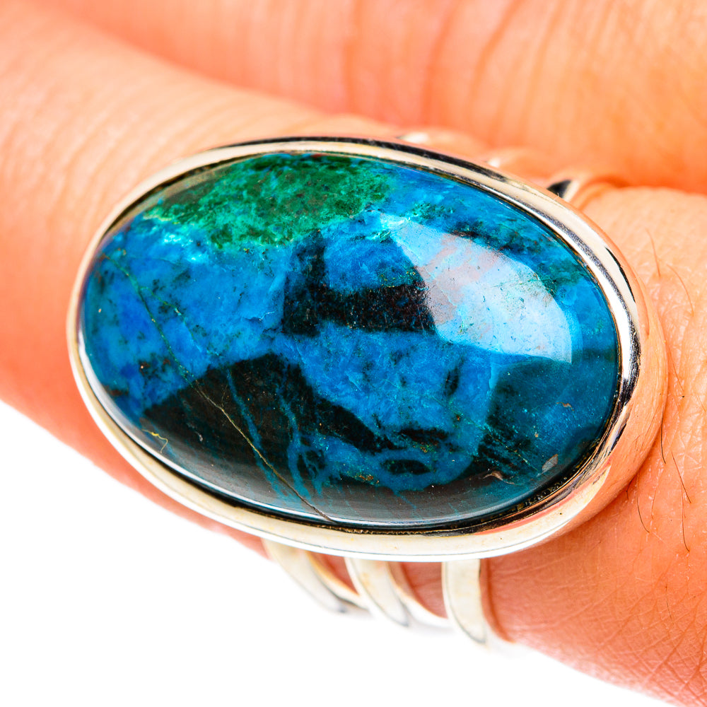 Chrysocolla Rings handcrafted by Ana Silver Co - RING77329
