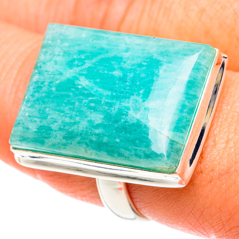 Larimar Rings handcrafted by Ana Silver Co - RING77335
