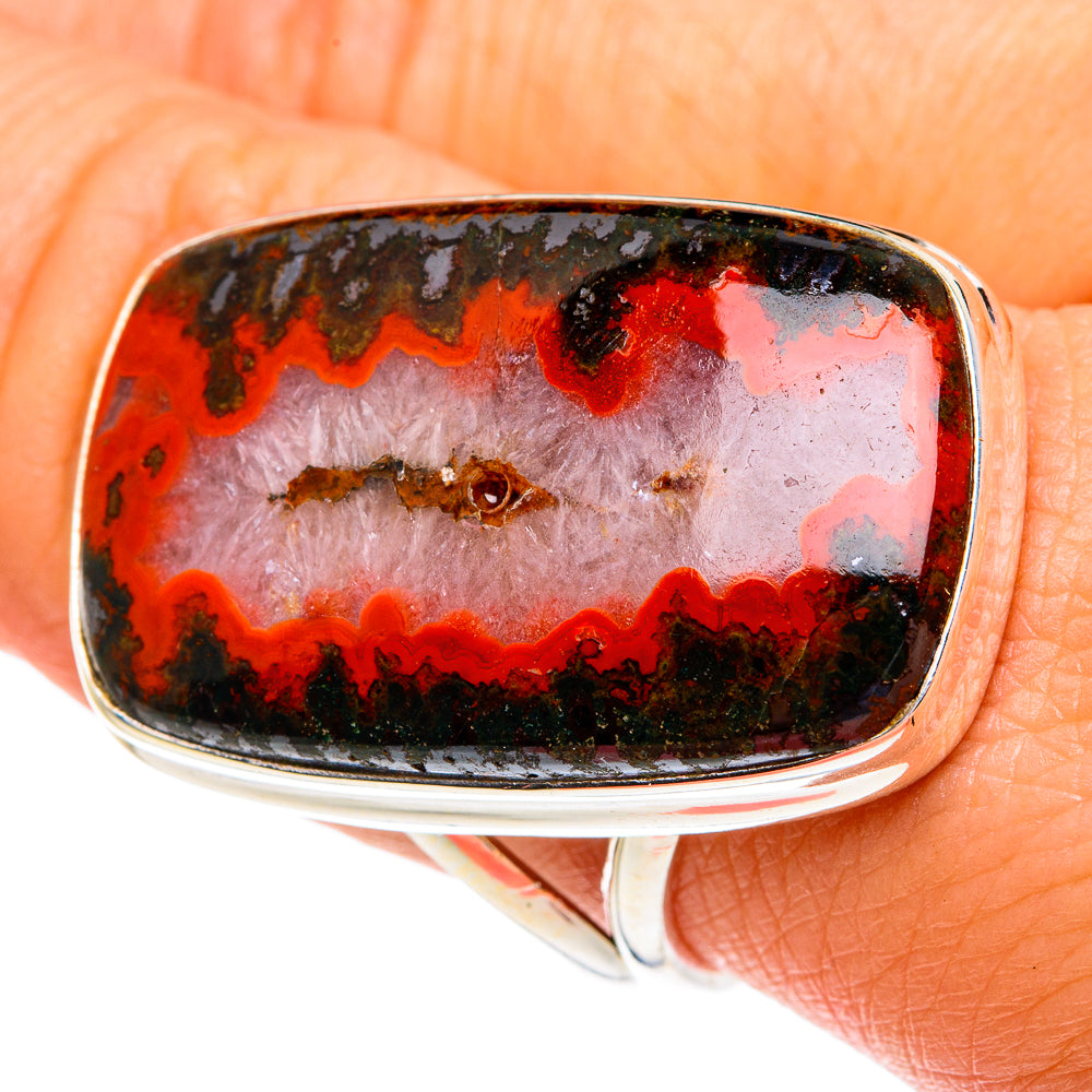 Moroccan Agate Rings handcrafted by Ana Silver Co - RING77339
