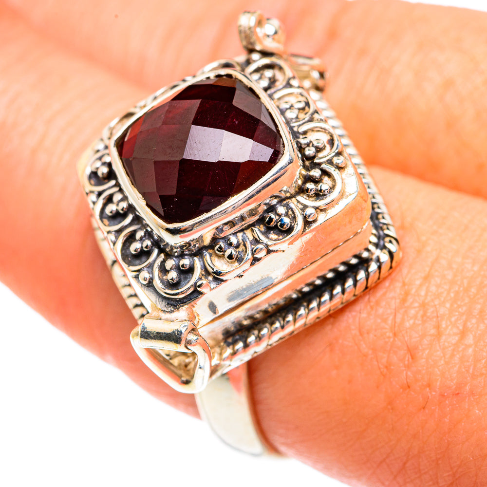 Garnet Rings handcrafted by Ana Silver Co - RING77347