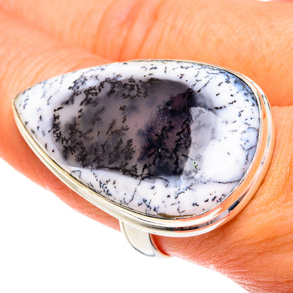 Dendritic Opal Rings handcrafted by Ana Silver Co - RING77352