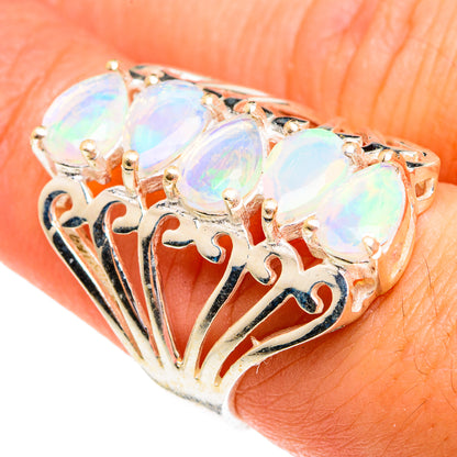 Ethiopian Opal Rings handcrafted by Ana Silver Co - RING77358