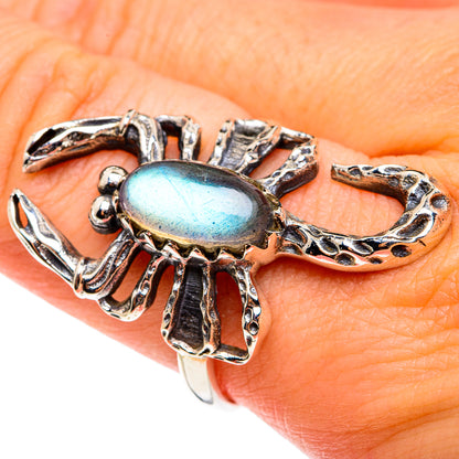 Labradorite Rings handcrafted by Ana Silver Co - RING77383