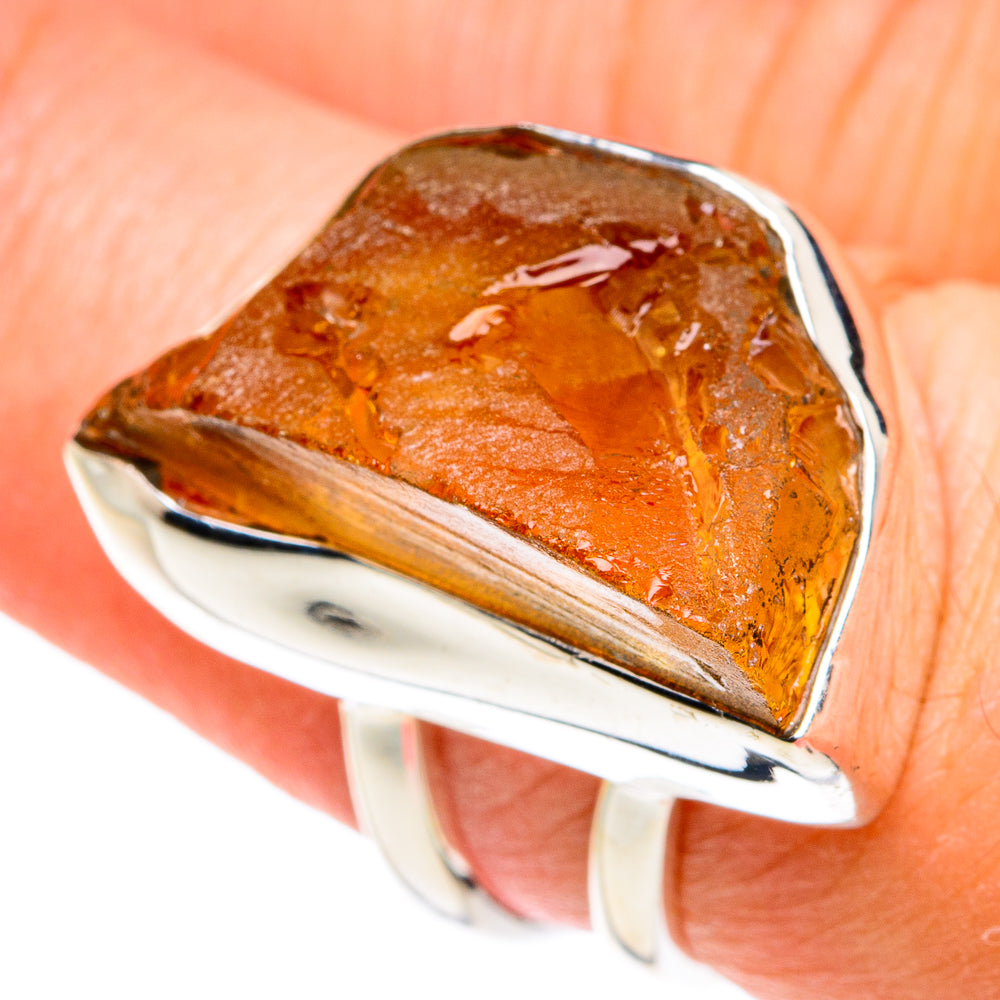 Mandarin Citrine Rings handcrafted by Ana Silver Co - RING77388