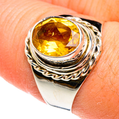 Mandarin Citrine Rings handcrafted by Ana Silver Co - RING77390