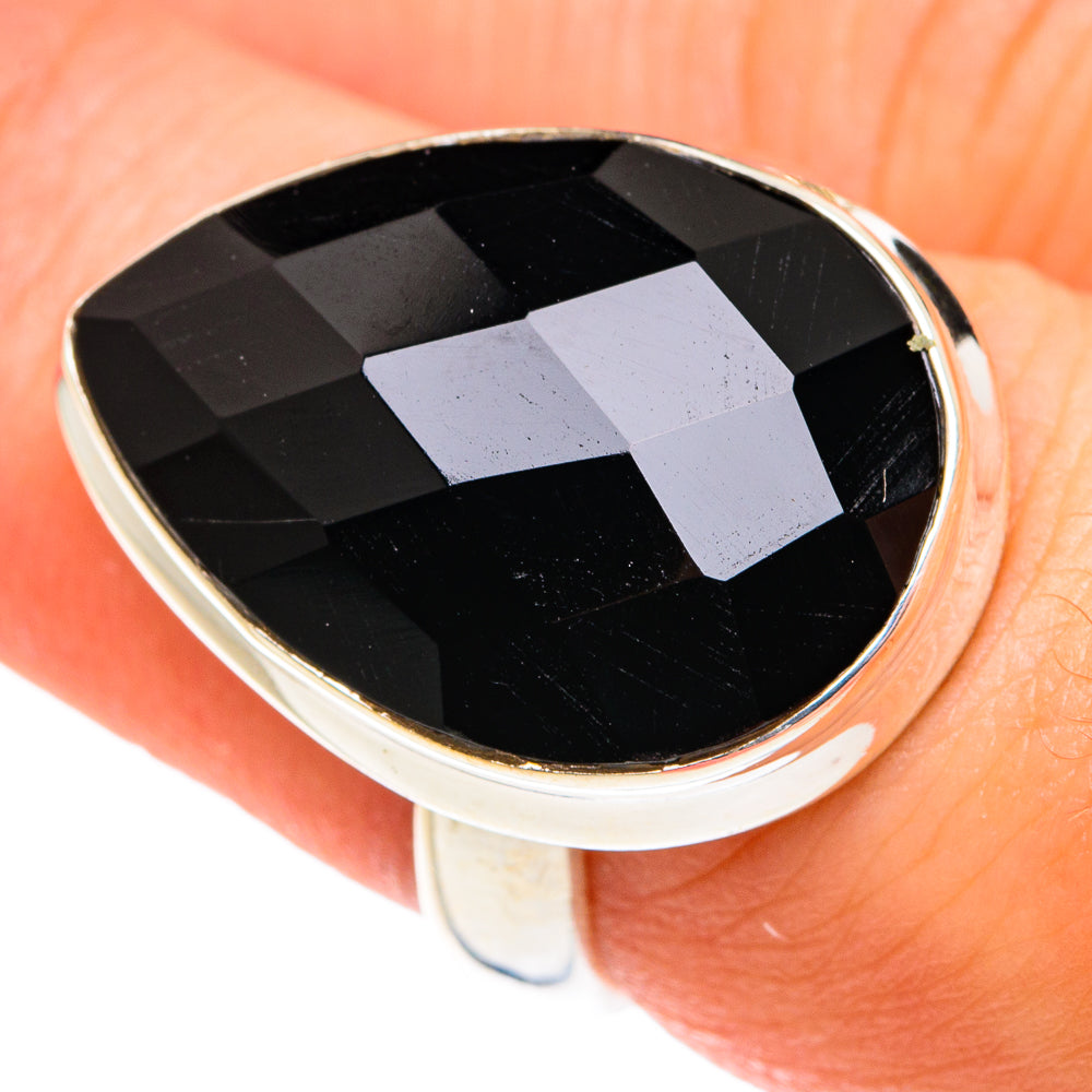 Black Onyx Rings handcrafted by Ana Silver Co - RING77404