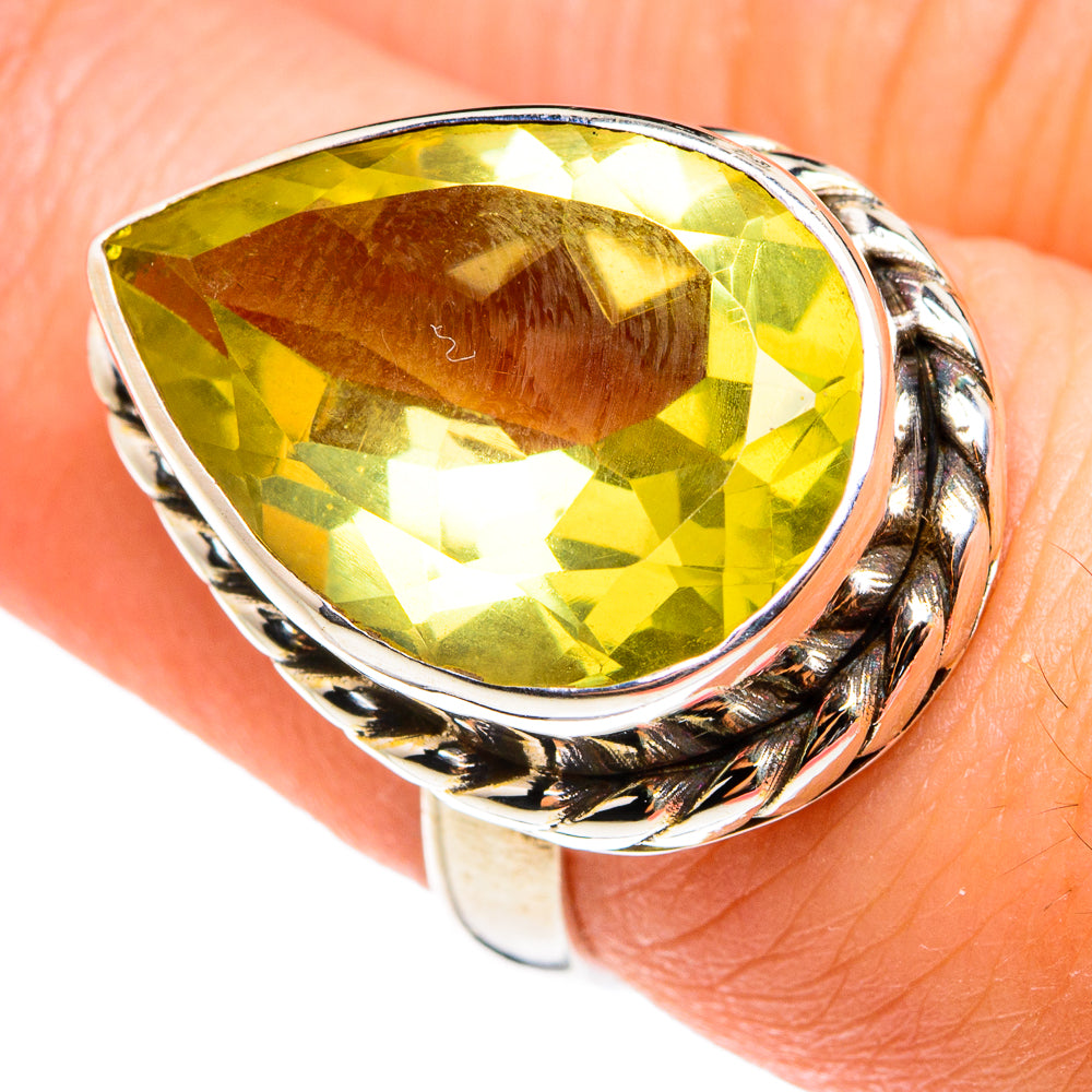 Citrine Rings handcrafted by Ana Silver Co - RING77409
