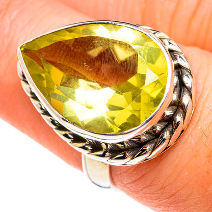Citrine Rings handcrafted by Ana Silver Co - RING77409