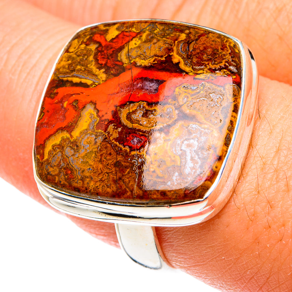 Moroccan Agate Rings handcrafted by Ana Silver Co - RING77420