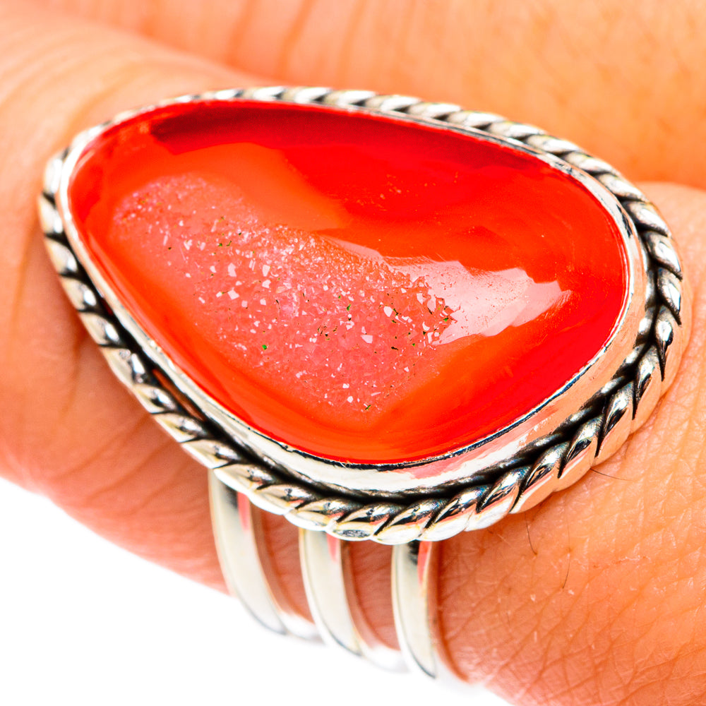 Carnelian Rings handcrafted by Ana Silver Co - RING77423