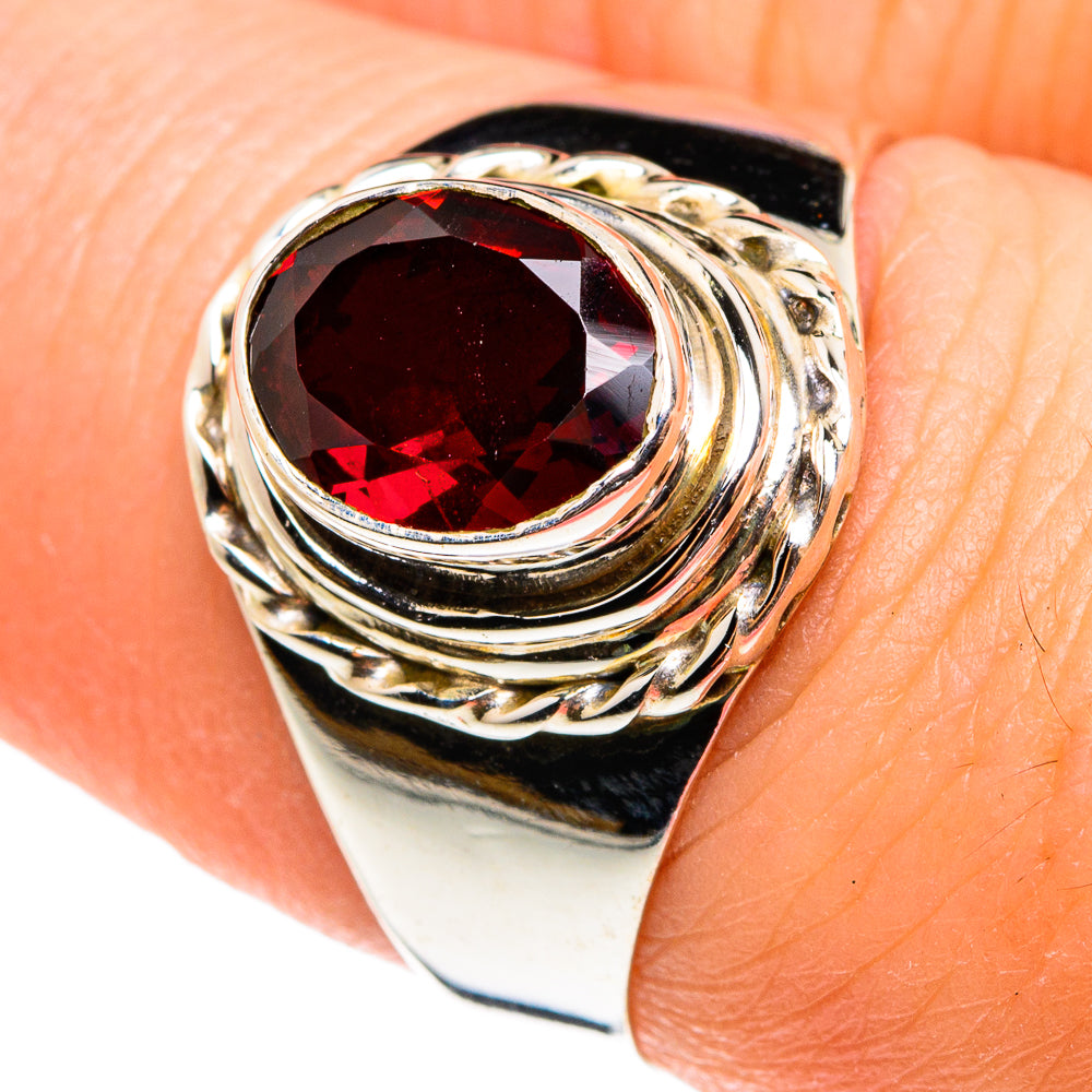 Garnet Rings handcrafted by Ana Silver Co - RING77430