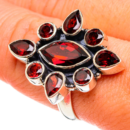 Garnet Rings handcrafted by Ana Silver Co - RING77431