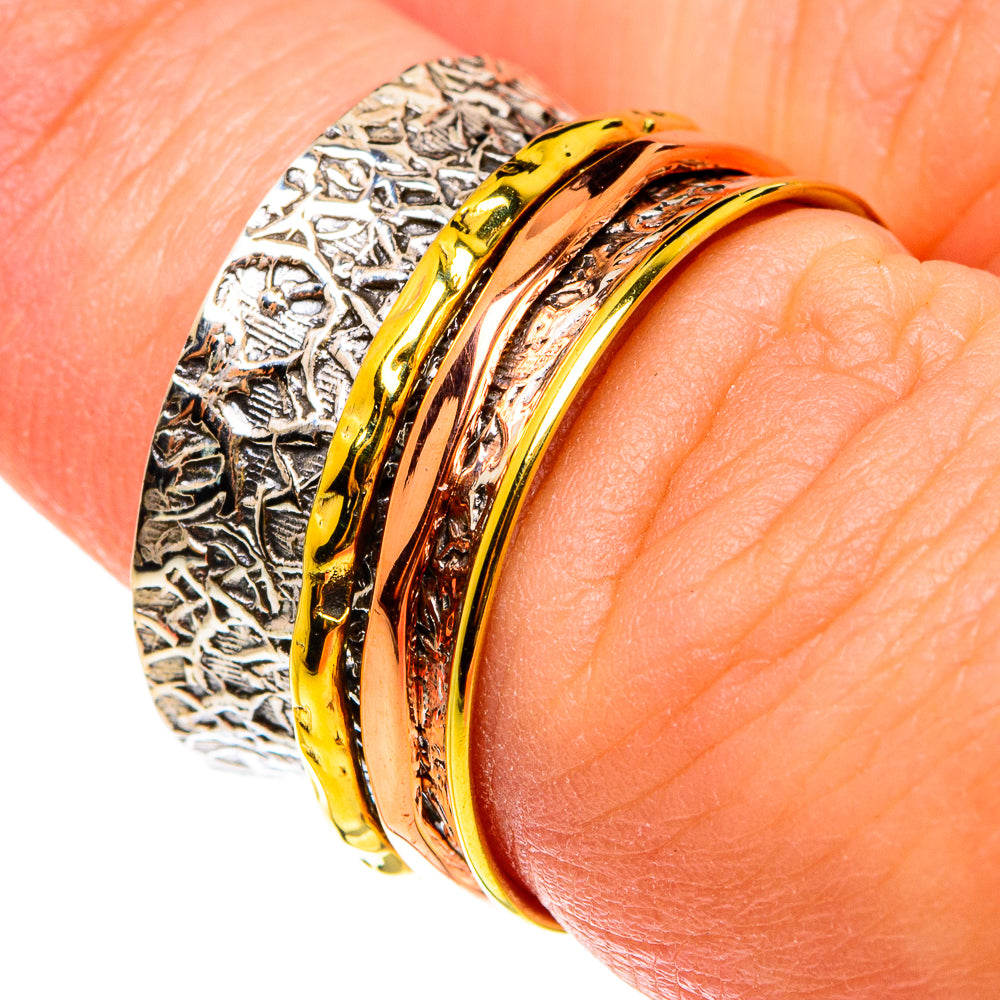 Meditation Spinner Rings handcrafted by Ana Silver Co - RING77435