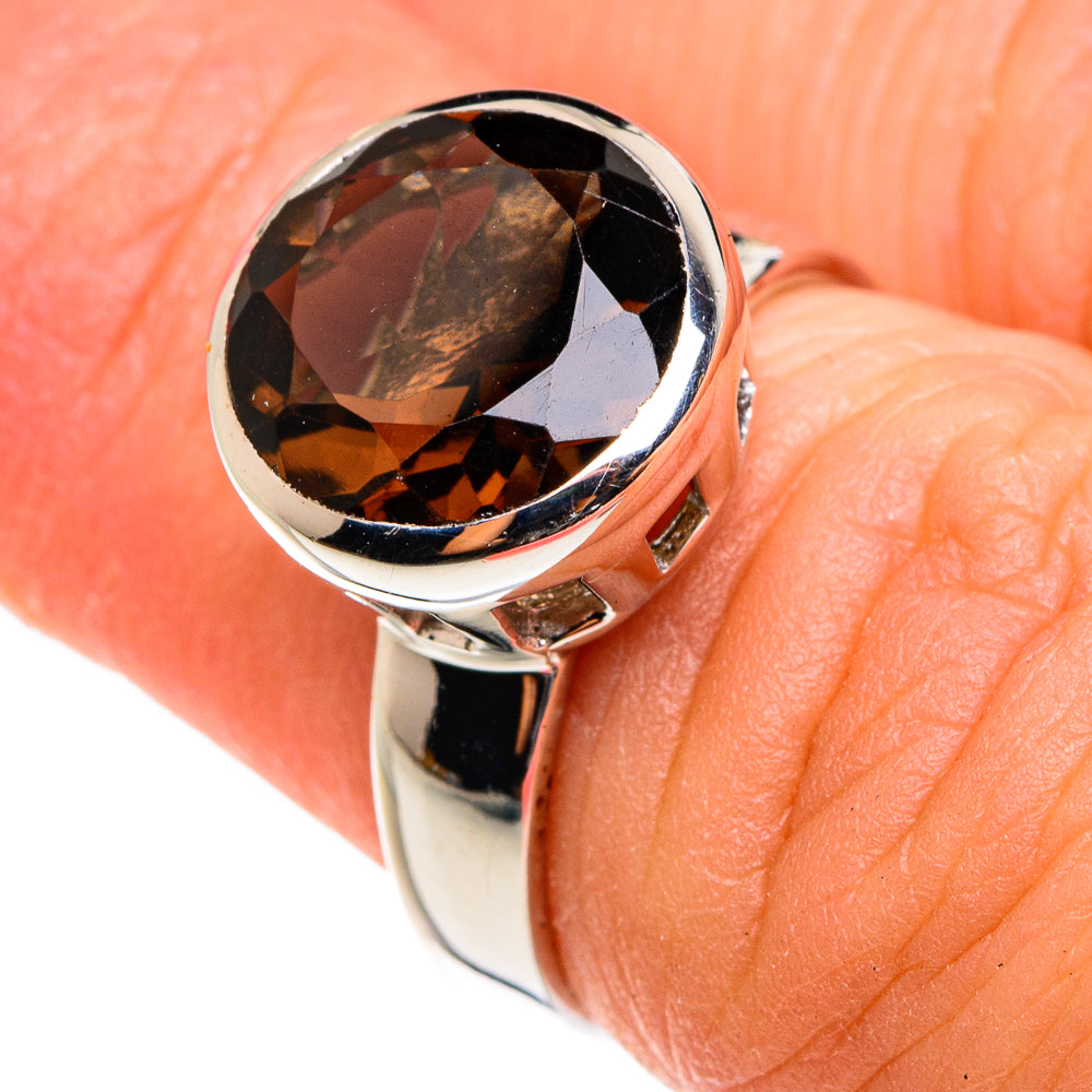 Smoky Quartz Rings handcrafted by Ana Silver Co - RING77453