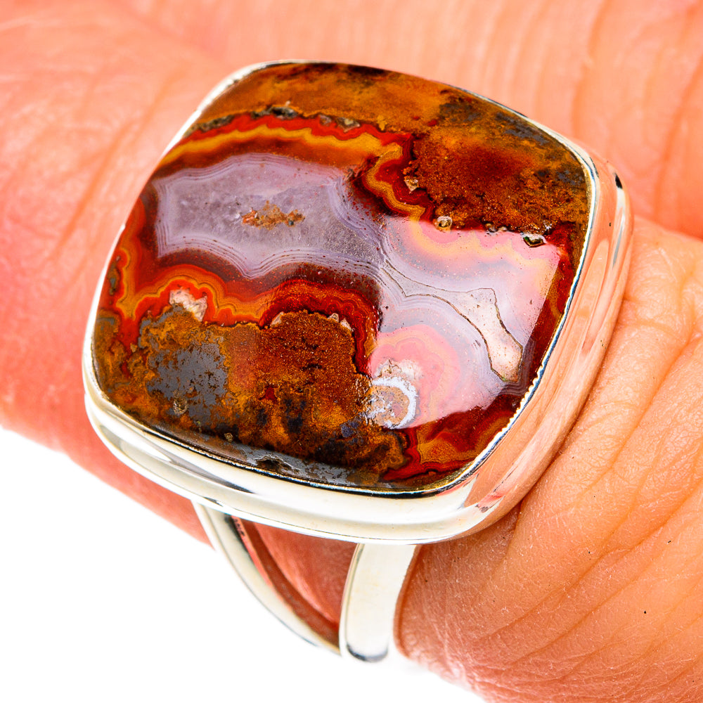 Moroccan Agate Rings handcrafted by Ana Silver Co - RING77454