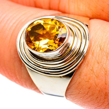 Citrine Rings handcrafted by Ana Silver Co - RING77456