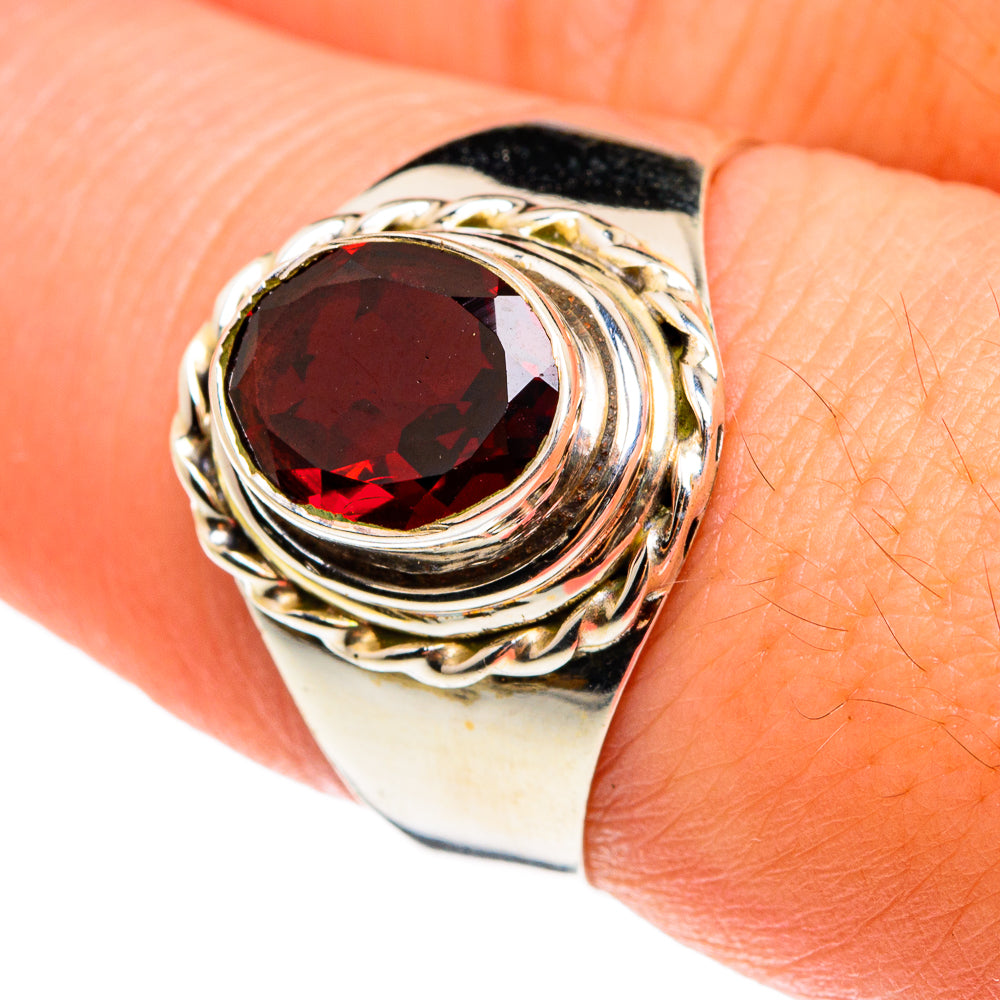 Garnet Rings handcrafted by Ana Silver Co - RING77465