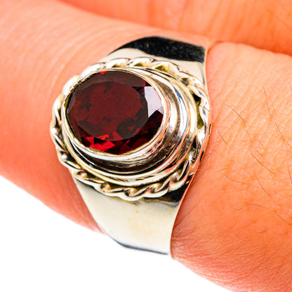 Garnet Rings handcrafted by Ana Silver Co - RING77465
