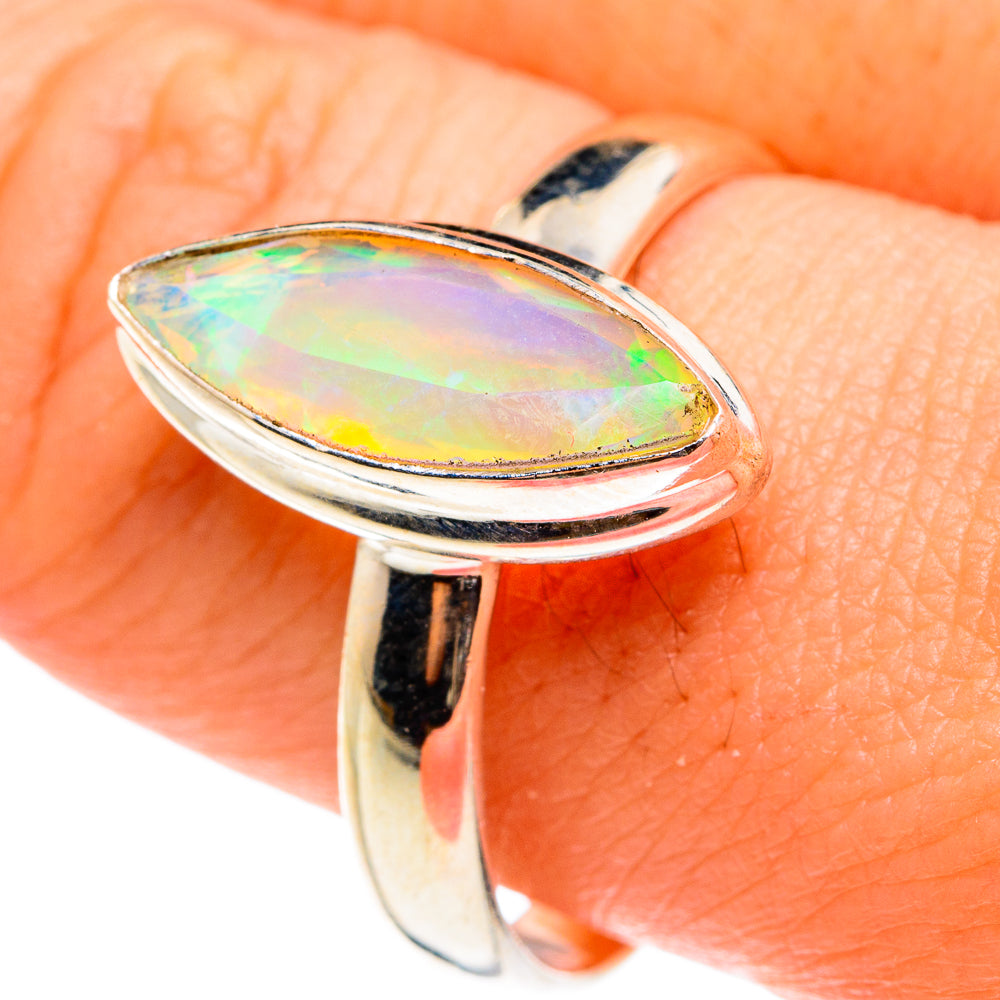Ethiopian Opal Rings handcrafted by Ana Silver Co - RING77476