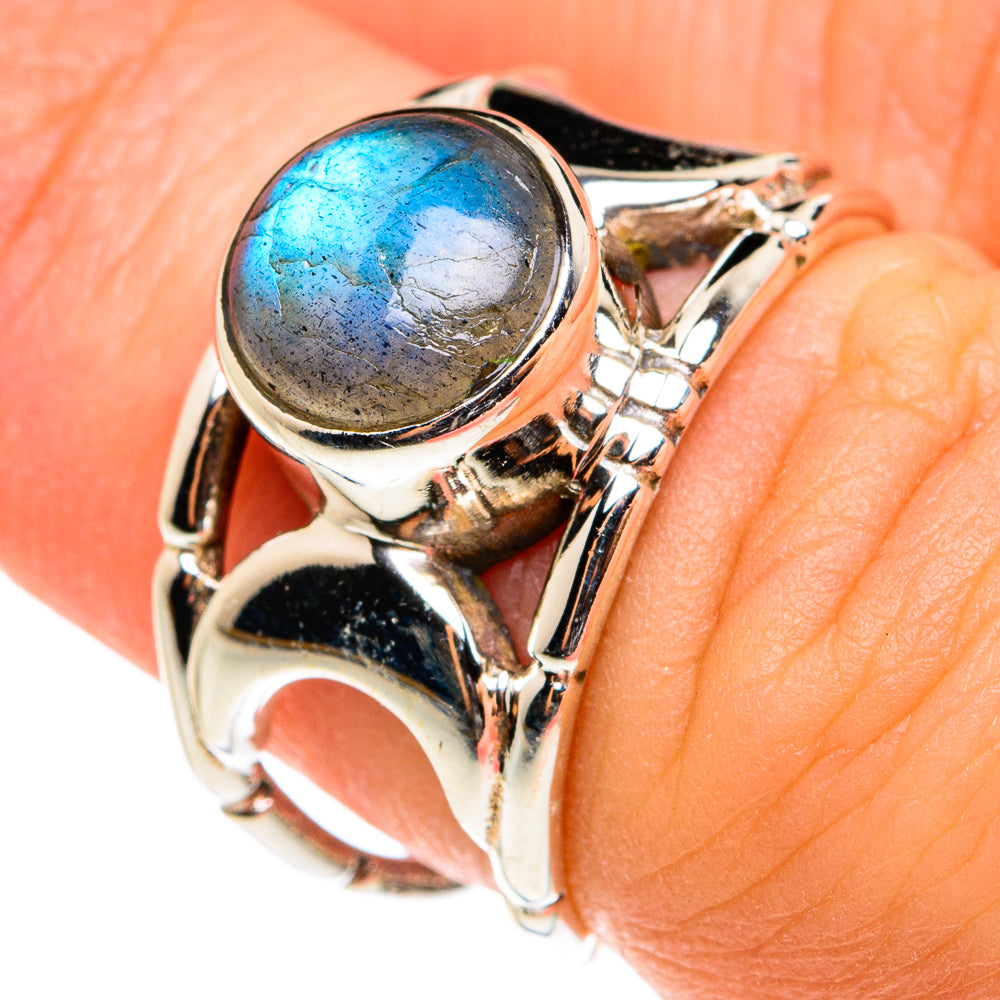 Labradorite Rings handcrafted by Ana Silver Co - RING77484