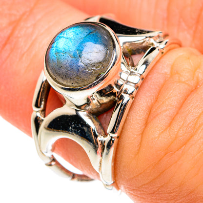 Labradorite Rings handcrafted by Ana Silver Co - RING77484