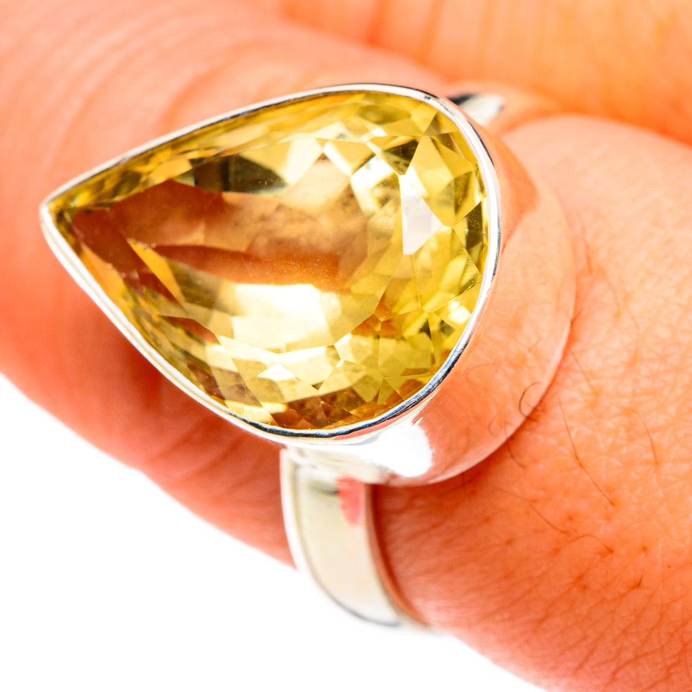 Citrine Rings handcrafted by Ana Silver Co - RING77489