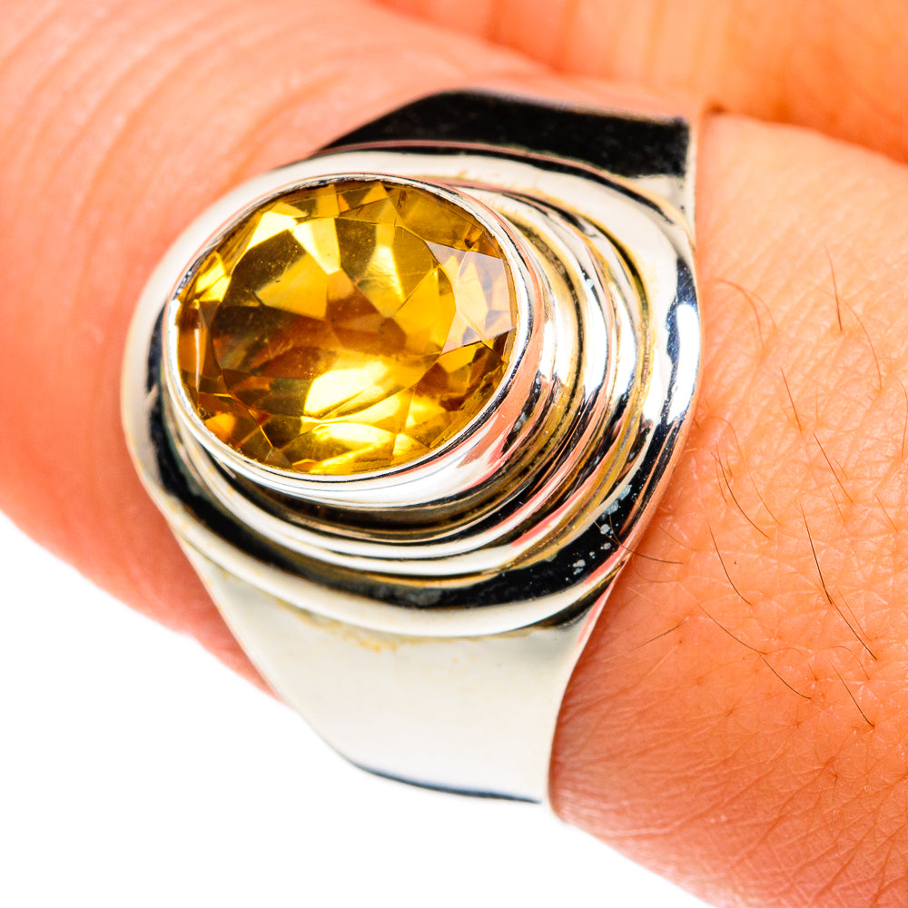 Citrine Rings handcrafted by Ana Silver Co - RING77490
