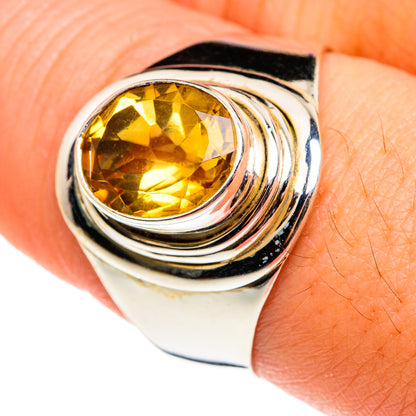 Citrine Rings handcrafted by Ana Silver Co - RING77490