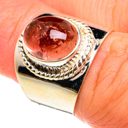 Pink Tourmaline Rings handcrafted by Ana Silver Co - RING77495