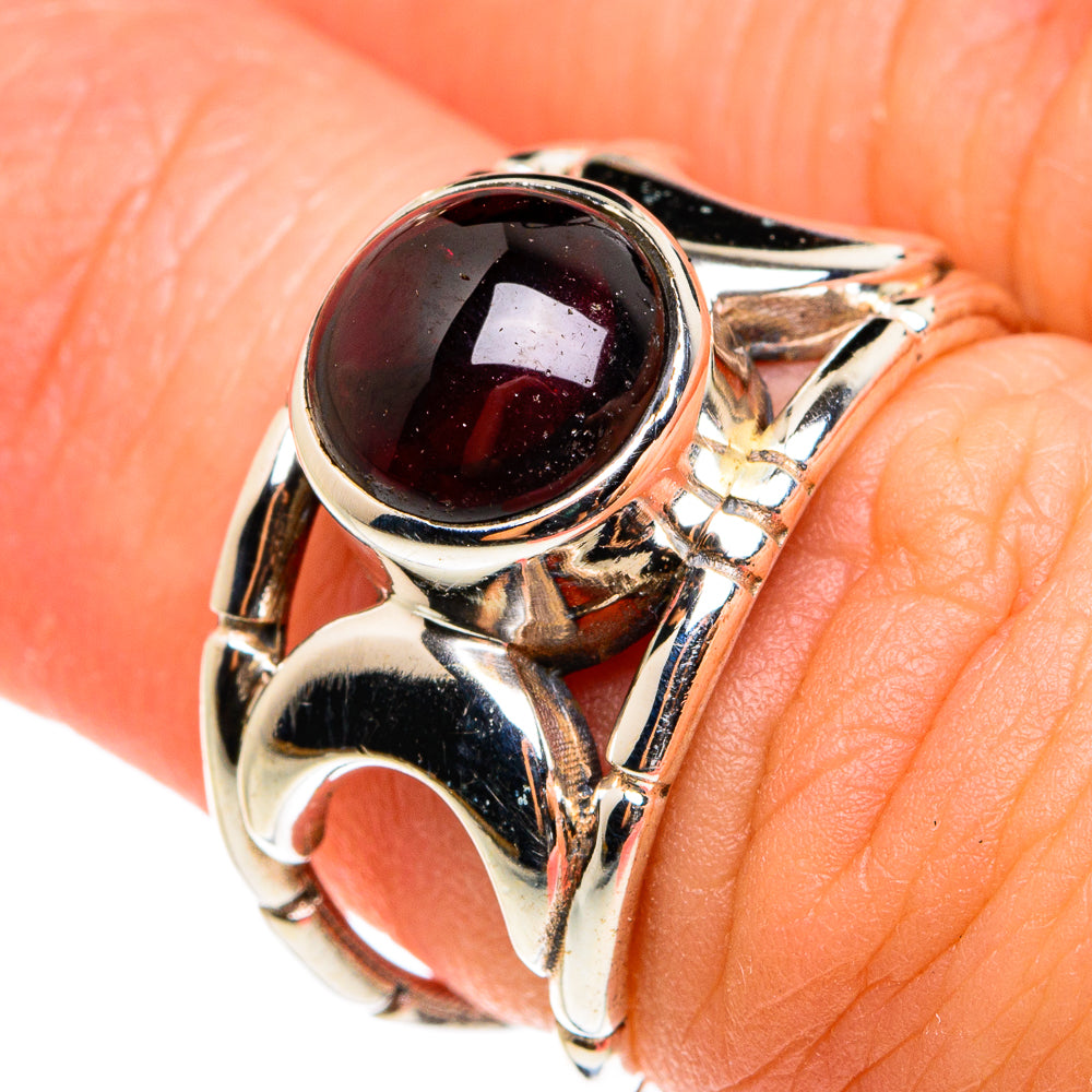 Garnet Rings handcrafted by Ana Silver Co - RING77499
