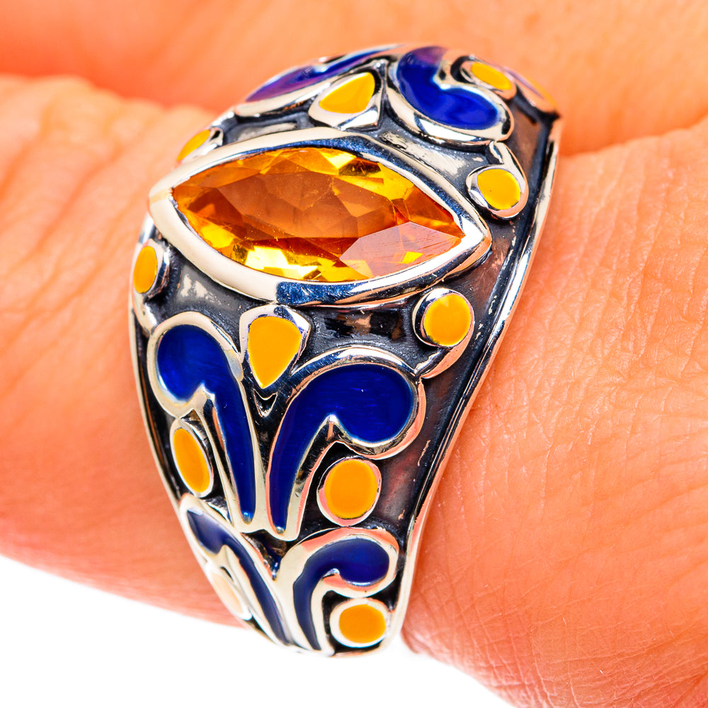 Citrine Rings handcrafted by Ana Silver Co - RING77509