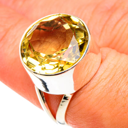 Citrine Rings handcrafted by Ana Silver Co - RING77511