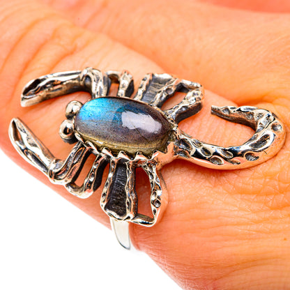 Labradorite Rings handcrafted by Ana Silver Co - RING77513