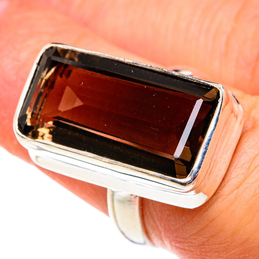 Smoky Quartz Rings handcrafted by Ana Silver Co - RING77520