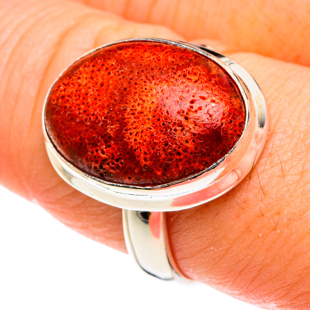 Sponge Coral Rings handcrafted by Ana Silver Co - RING77524