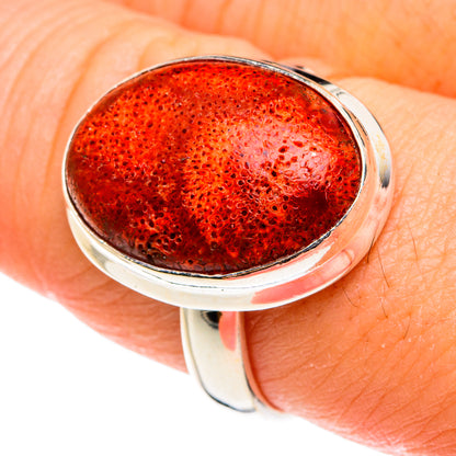 Sponge Coral Rings handcrafted by Ana Silver Co - RING77524