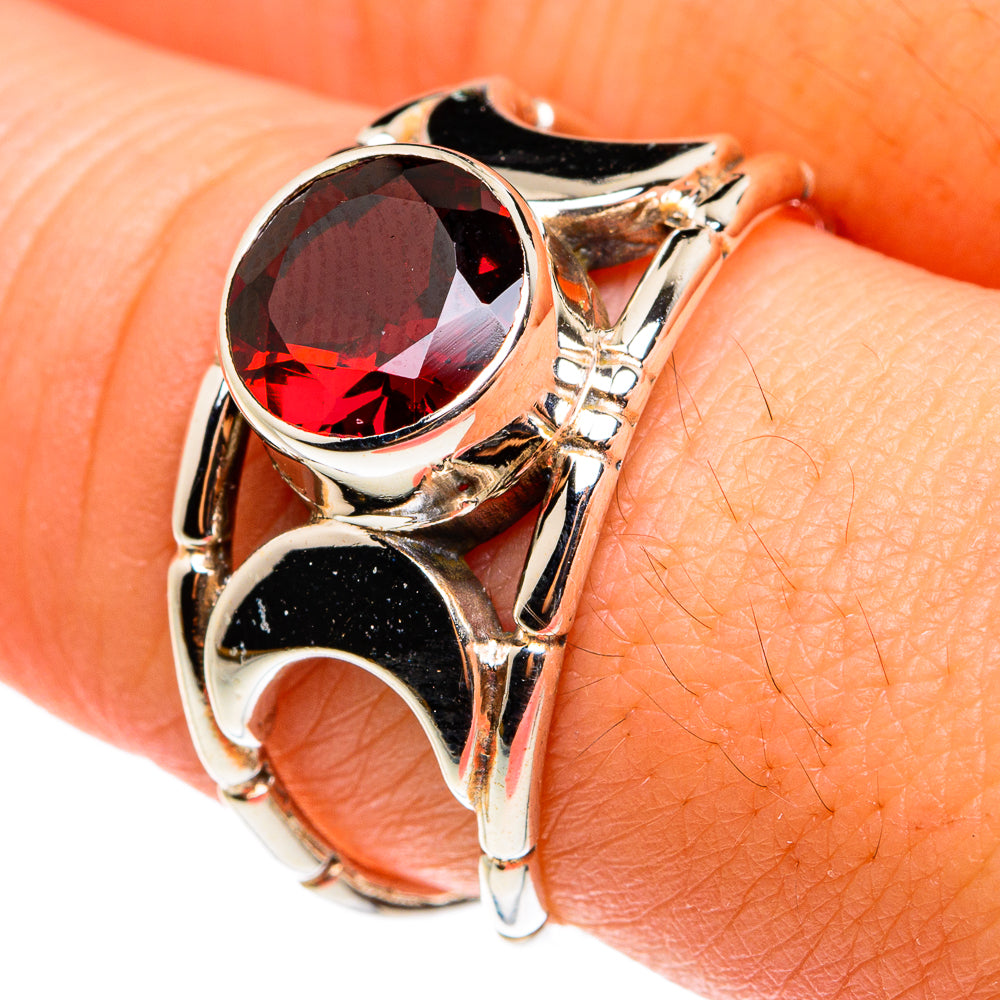 Garnet Rings handcrafted by Ana Silver Co - RING77532