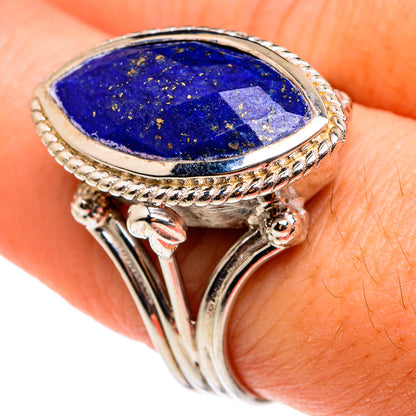 Lapis Lazuli Rings handcrafted by Ana Silver Co - RING77544