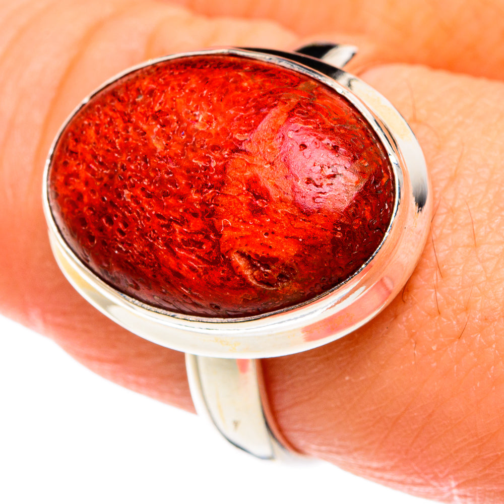 Sponge Coral Rings handcrafted by Ana Silver Co - RING77554