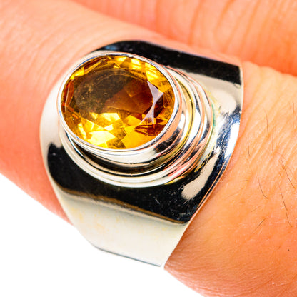 Citrine Rings handcrafted by Ana Silver Co - RING77556