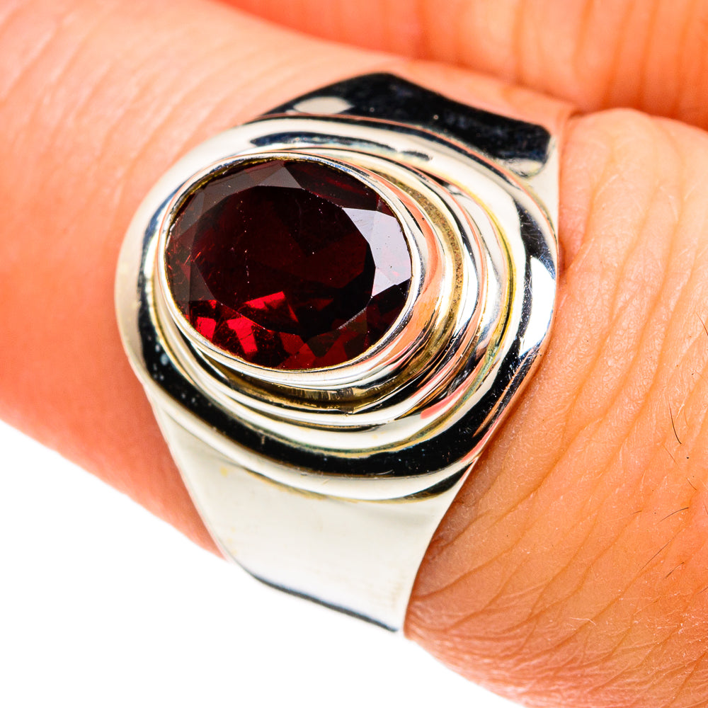 Garnet Rings handcrafted by Ana Silver Co - RING77564
