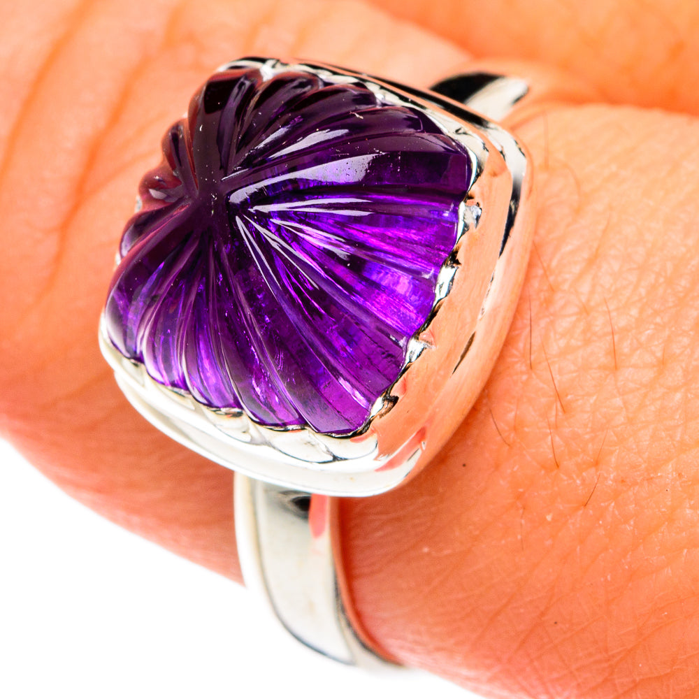 Amethyst Rings handcrafted by Ana Silver Co - RING77566