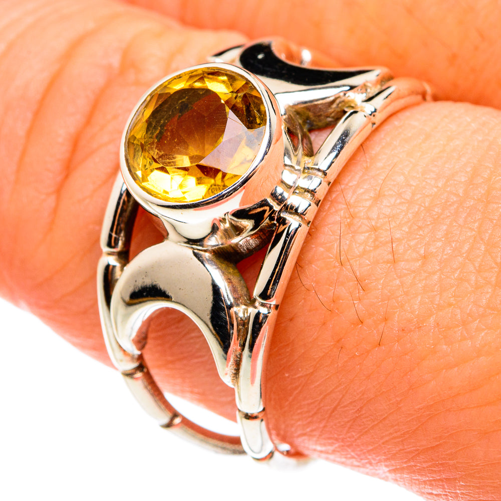 Citrine Rings handcrafted by Ana Silver Co - RING77584