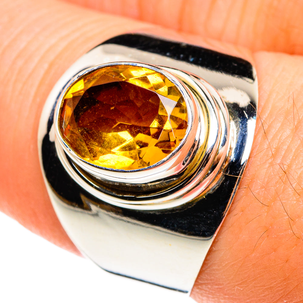 Citrine Rings handcrafted by Ana Silver Co - RING77586