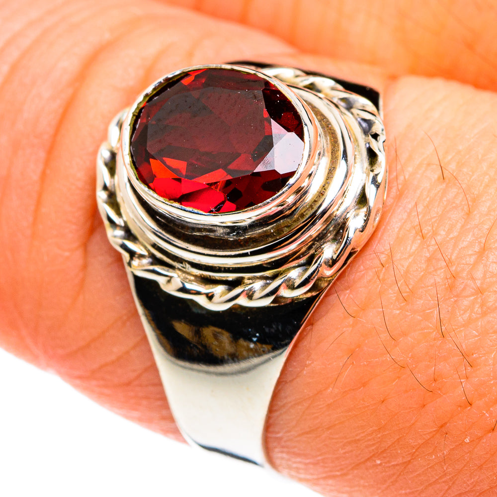 Garnet Rings handcrafted by Ana Silver Co - RING77593