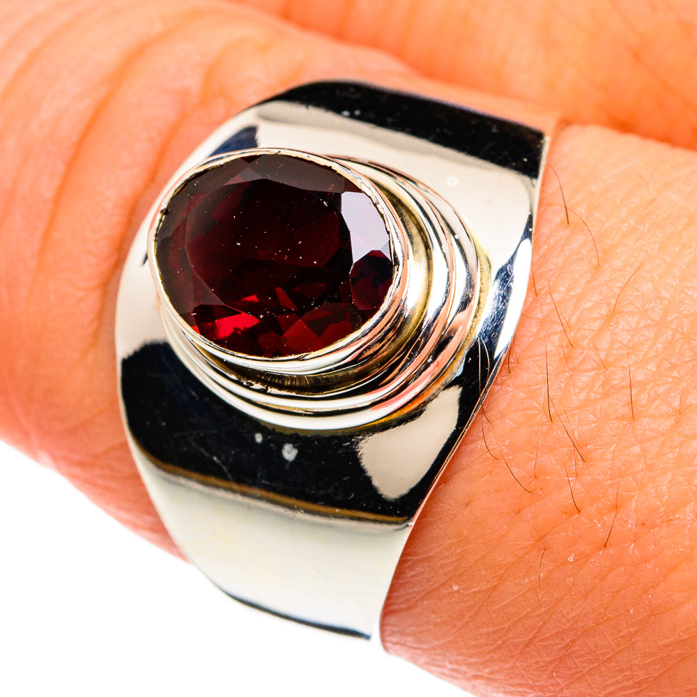 Garnet Rings handcrafted by Ana Silver Co - RING77594