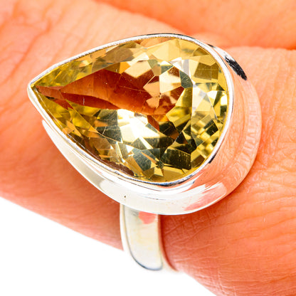 Citrine Rings handcrafted by Ana Silver Co - RING77616