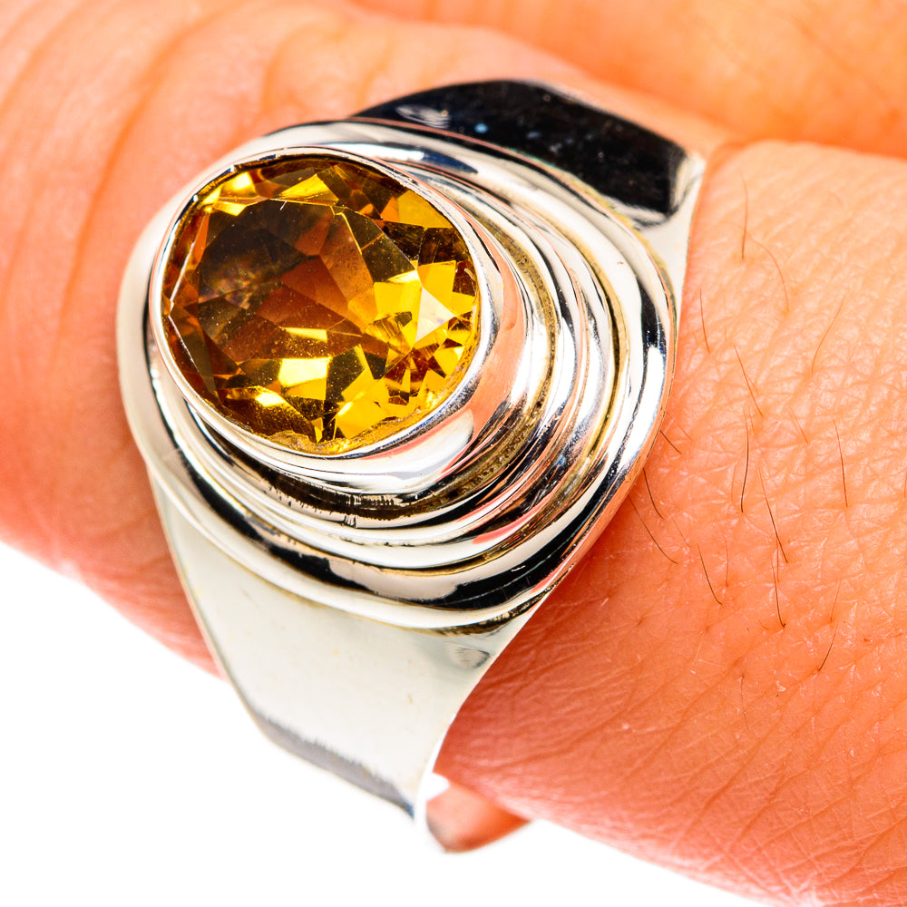 Citrine Rings handcrafted by Ana Silver Co - RING77617
