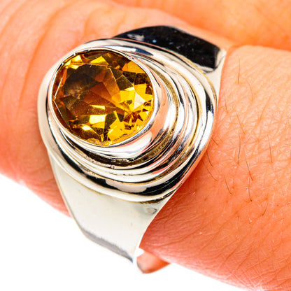Citrine Rings handcrafted by Ana Silver Co - RING77617